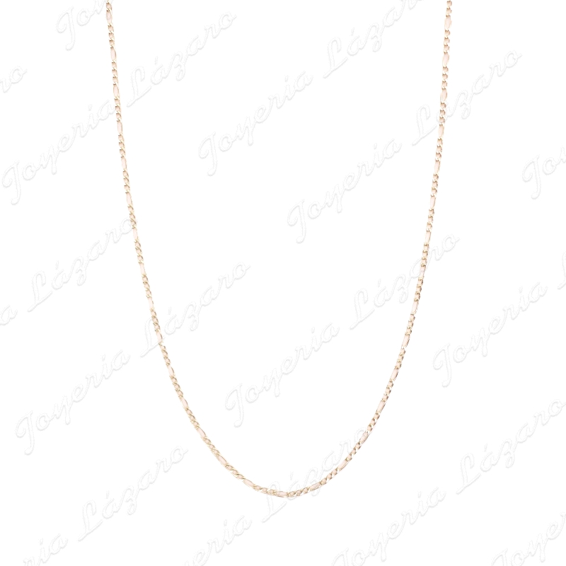 CADENA 45 CM. ORO 18 KTS 3X1 HUECA 1.5MM                                                            