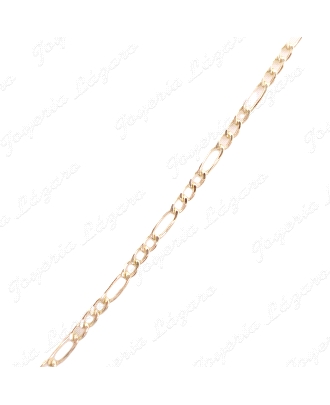 CADENA 45 CM. ORO 18 KTS 3X1 HUECA 1.5MM                                                            