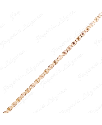 CADENA 45 CM. ORO 18 KTS PLANA DISEÑO 1.3MM                                                         