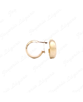 PEND. AROS ORO 18KT OCASION 1/2 CAÑA 6mmX 16.5 ext                                                  