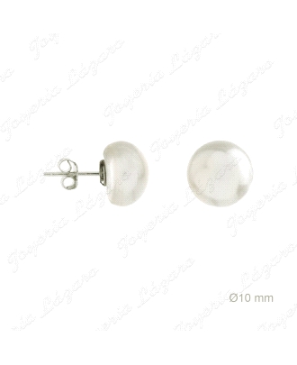 PEND. PLATA PERLA CULTIVADA BOTON 10MM                                                              