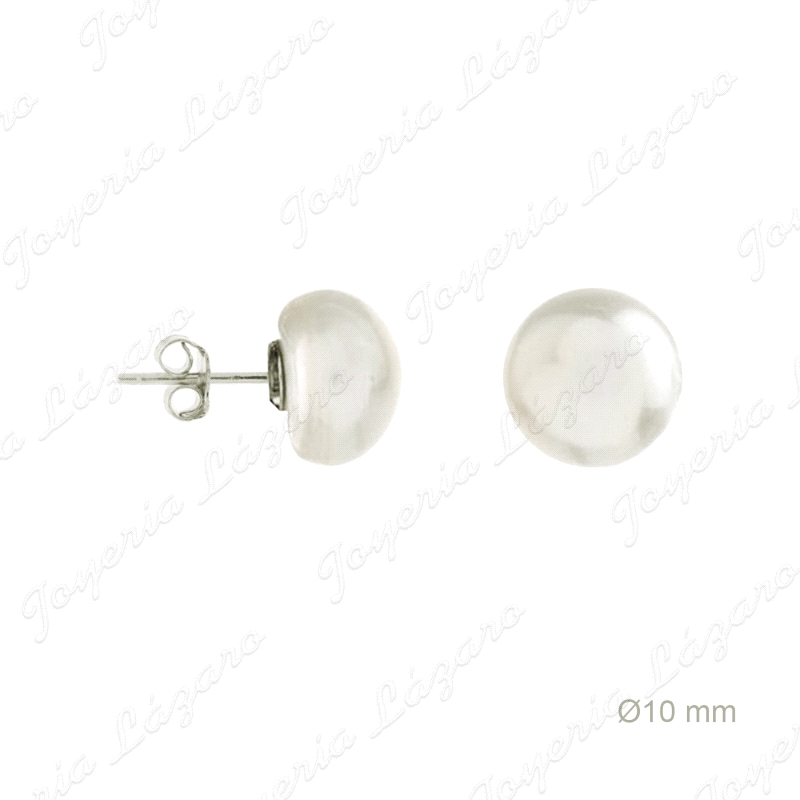 PEND. PLATA PERLA CULTIVADA BOTON 10MM                                                              