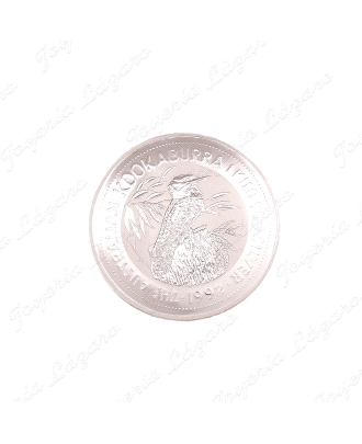 LINGOTE MONEDA PLATA 999 30 DOLLARS KOOKABURRA 1992                                                 