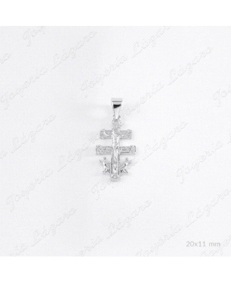CRUZ DE CARAVACA PLATA                                                                              