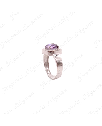JUEGO ORO 18KT BL. OCASION SORT.+PEND. AMATISTA COJIN 8X8mm+CIRCOCERCO                              