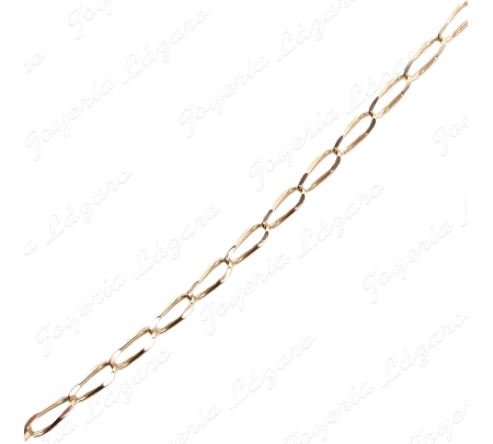 CADENA 60 CM. ORO 18KT OCASION  BARBADA CLARA