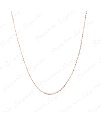 CADENA 60 CM. ORO 18KT OCASION FORZADA 1mm                                                          