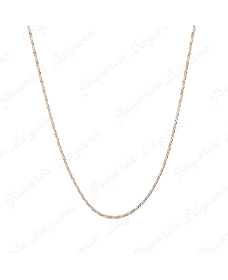 CADENA 65 CM. ORO 18KT OCASION 1X1 1.5mm                                                            