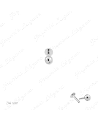 PIERCING PLATA BOLA                                                                                 