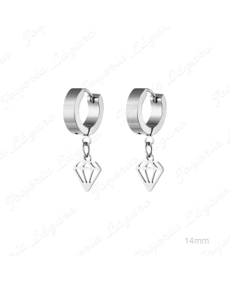 PEND. AROS ACERO TABLA BISAGRA+DIAMANTE OLGANDO                                                     