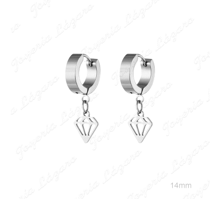 PEND. AROS ACERO TABLA BISAGRA+DIAMANTE OLGANDO                                                     