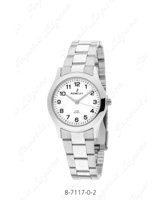 NOWLEY RELOJ CLASSIC ACERO SRA. ESF. BLANCA                                                         