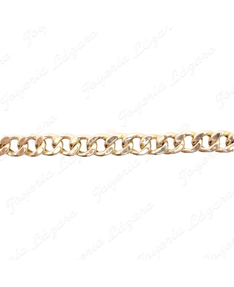 PULSERA ORO 18KT OCASION BARBADA HUECA 7MM                                                          