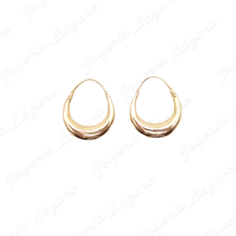 PEND. AROS ORO 18KT OCASION MORCILLAS 5.5MMX17MM EXT                                                