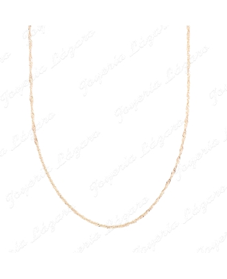 CADENA 45 CM. ORO 18 KTS SINGAPUR                                                                   