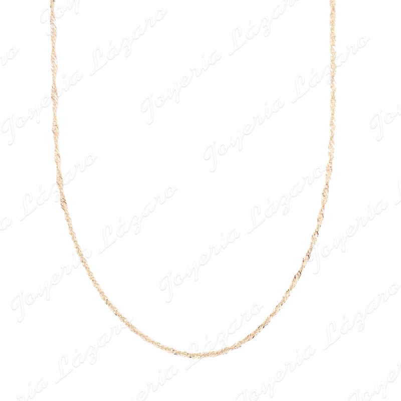 CADENA 45 CM. ORO 18 KTS SINGAPUR                                                                   