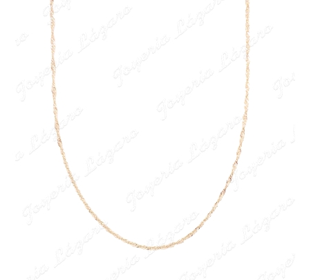 CADENA 45 CM. ORO 18 KTS SINGAPUR