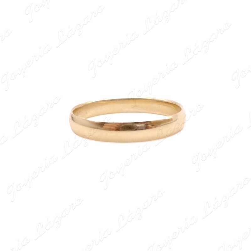 ALIANZA ORO 18KT OCASION 1/2 CAÑA 4MM                                                               