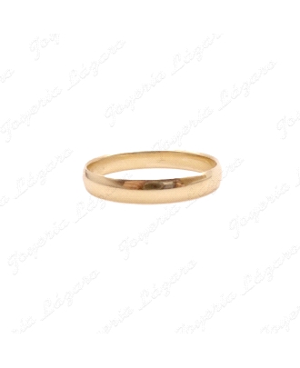 ALIANZA ORO 18KT OCASION 1/2 CAÑA 4MM                                 