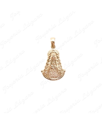 MEDALLA ORO 18 KTS virgen del rocio 18x12mm                                                         