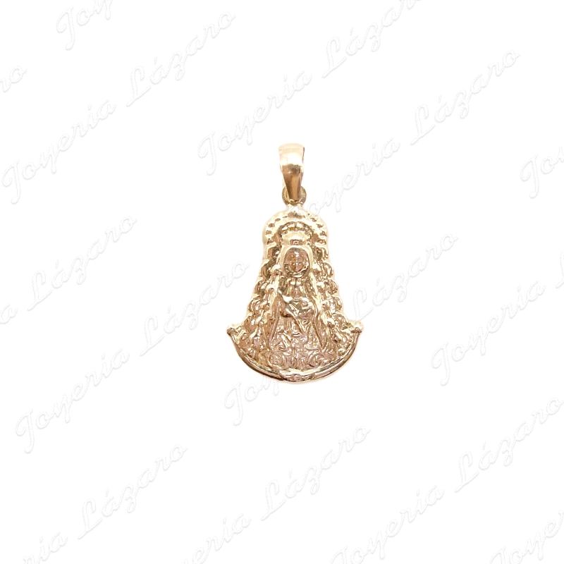 MEDALLA ORO 18 KTS virgen del rocio 18x12mm                                                         