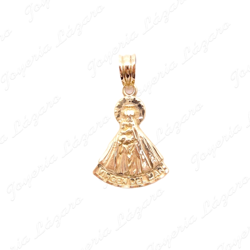 COLGANTE ORO 18KT OCASION VIRGEN DEL MAR BUSTO 17X22MM SIN ASA