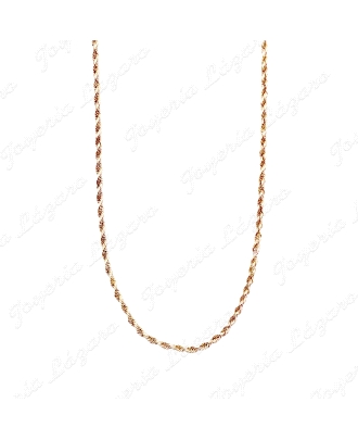 CORDON SALOMONICO 55CM. ORO 18KT OCASION 3MM                                                        