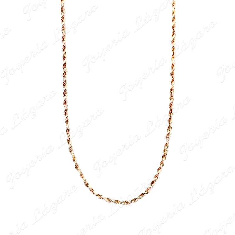 CORDON SALOMONICO 55CM. ORO 18KT OCASION 3MM                                                        