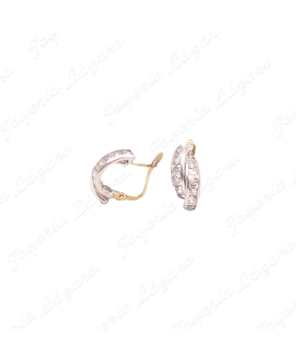PEND. ORO 18KT OCASION BL. DOS BANDAS CIRCOS. CARRIL C. CAT.                                        