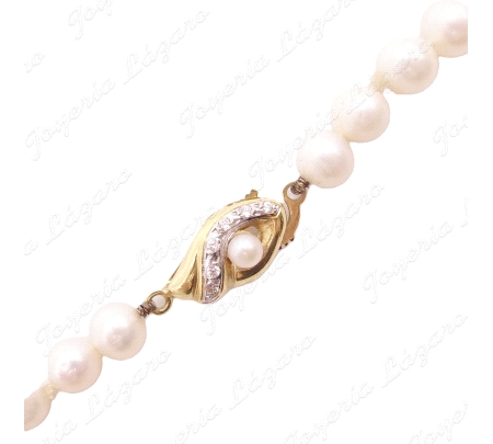 COLLAR 18KTS PERLAS CULTIVADAS