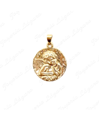 ORO 18 KTS MEDALLA ANGEL GRANDE                                                                     