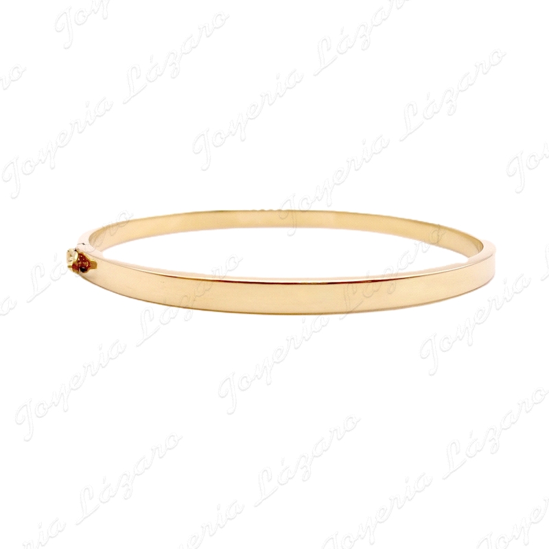 PULSERA 1/2 CAÑA ORO 18 KTS 4MM                                                                     