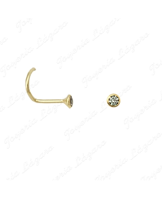 PIERCING ORO 18 KTS NARIZ CIRCO CERCO                                                               