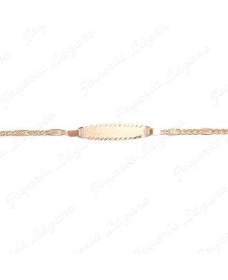 ESCLAVA BEBE 12CM ORO 18 KTS VALENTINO 2MM                                                          