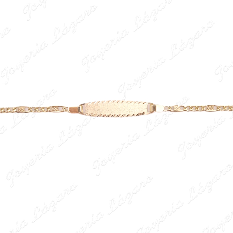 ESCLAVA BEBE 12CM ORO 18 KTS VALENTINO 2MM                                                          