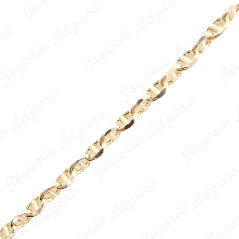 CADENA 60 CM. ORO 18 KTS TRAVESINO 3MM ITALIANA                                                     