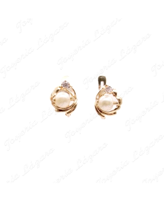 PEND. ORO 18KT OCASION BEBÉ, PERLA +CIRCO, C. CAT.                                                  