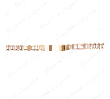 ESCLAVA ORO 18KT OCASION BICOLOR ITALANA 8MM