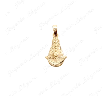 MEDALLA ORO 18 KTS VIRGEN ROCIO 20X15