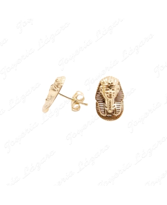 PEND. ORO 18 KTS TUTANKAMON 8X12MM  CIERRE PRES                                                     