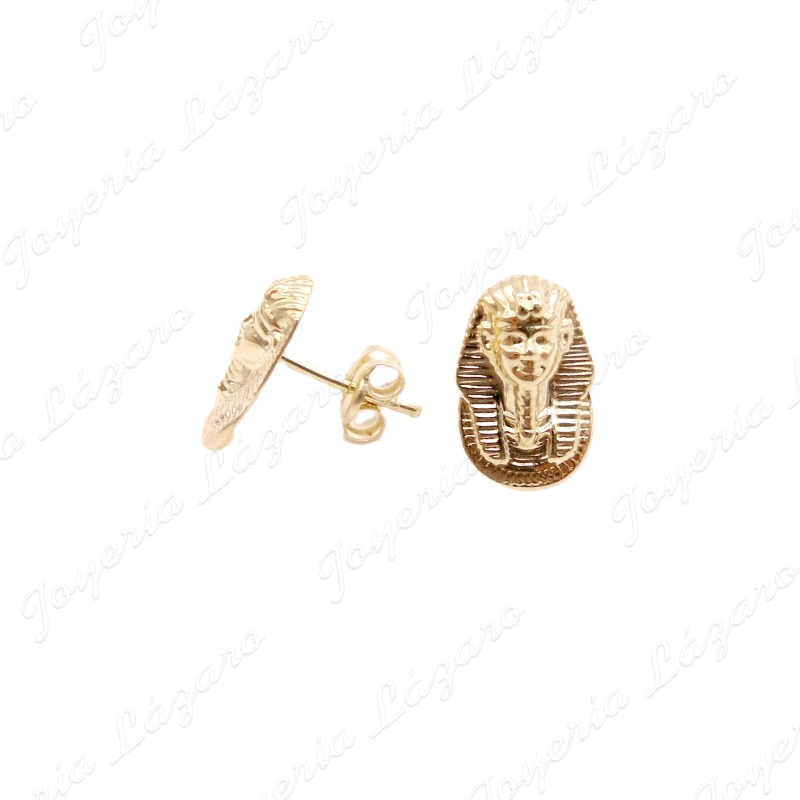 PEND. ORO 18 KTS TUTANKAMON 8X12MM  CIERRE PRES                                                     