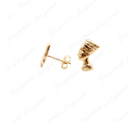 PEND. ORO 18 KTS NEFERTITI CIERRE PRESION