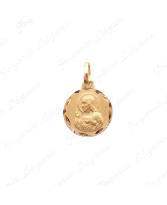 MEDALLA ORO 18 KTS ESCAPULARIO 14MM                                                                 