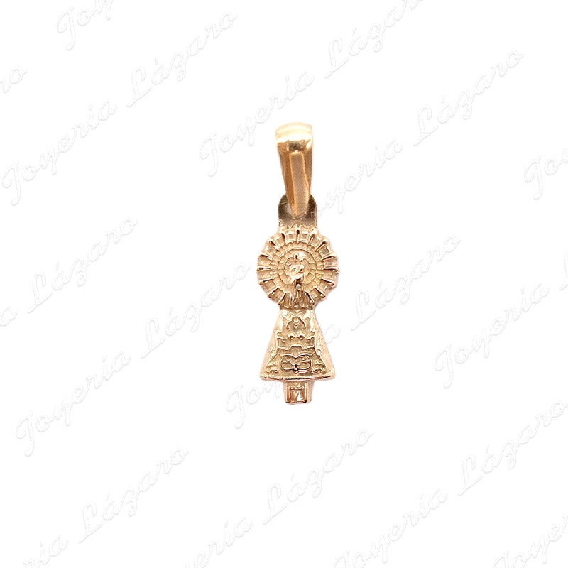 MEDALLA ORO 18 KTS  VIRGEN PILAR(PILARICA PEQUE 13X5MM                                              
