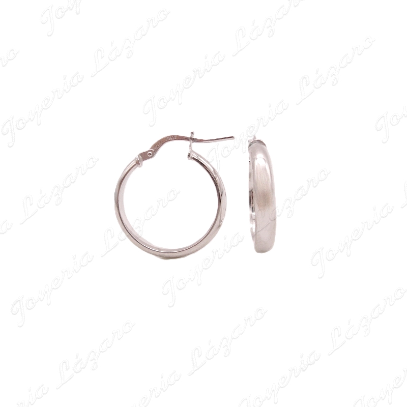 PEND. AROS PLATA MEDIA CAÑA CIERRE BAYESTA 15X3MM                                                   