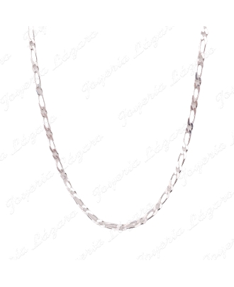 CADENA 45 CM. PLATA 1X1 FINA