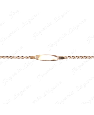 ESCLAVA BEBE ORO 18KT SEMINUEVA 2 POSTURAS ESLAB. BARBADO