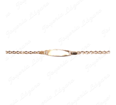 ESCLAVA BEBE ORO 18KT SEMINUEVA 2 POSTURAS ESLAB. BARBADO