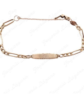 ESCLAVA ORO 18KT OCASION CADETE 3X1+CAD. SEGRURIDAD                                                 