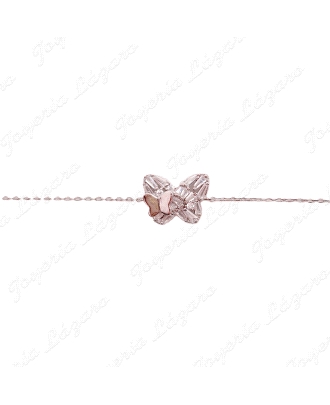 PULSERA PLATA MARPOSA CIRCONITAS BAGUETTE CON UNA PEQUEÑA LISA SUPERPU                              